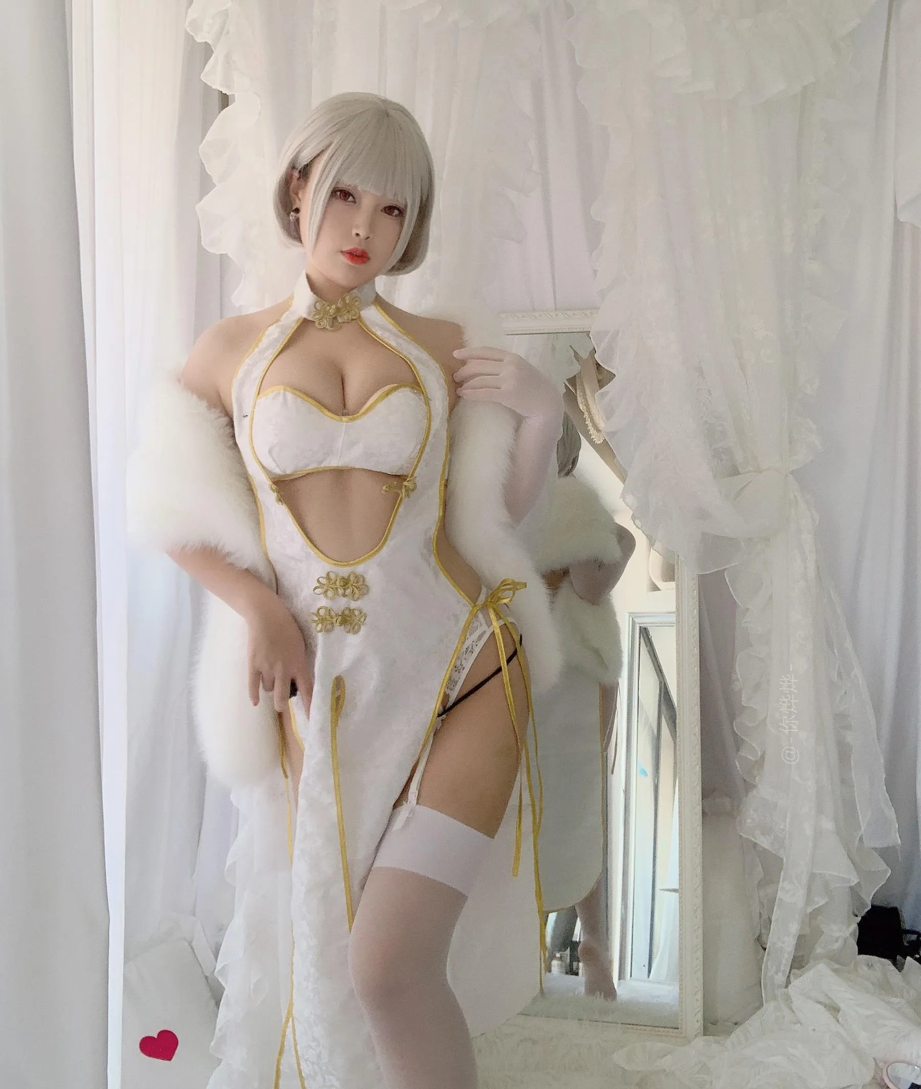 白烨 – NO.12 白旗袍 [41P]插图4